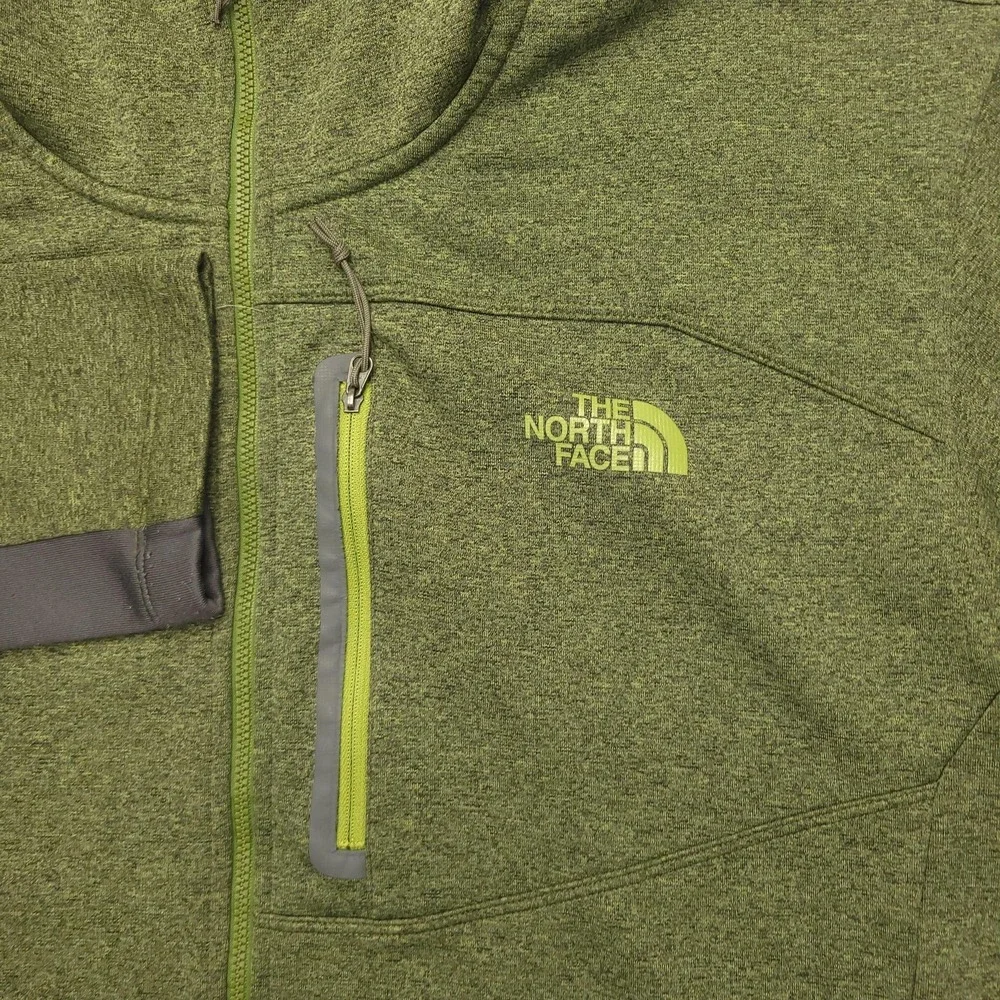 The North Face Canyonlands Jacket Mens XL Green Hooded Full Zip Hiking Outdoor‎
